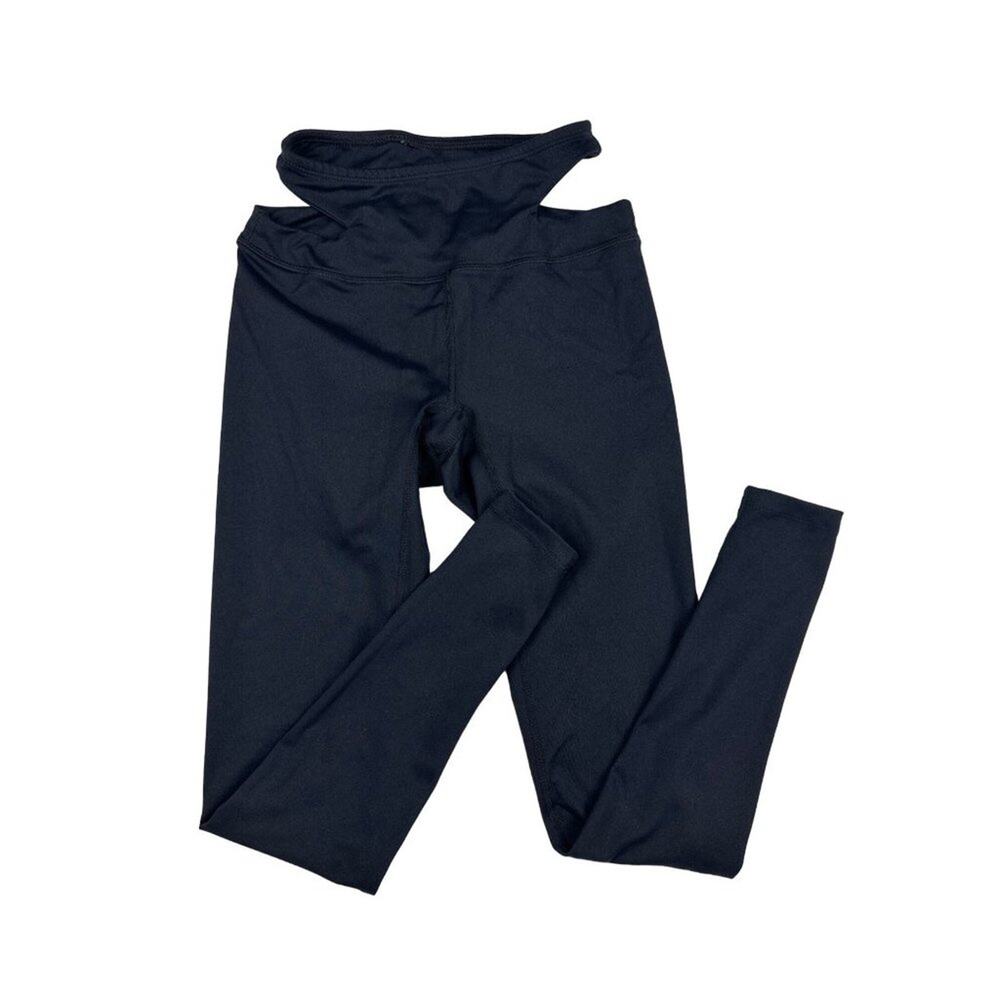 Saski Cut Out Leggings in Black